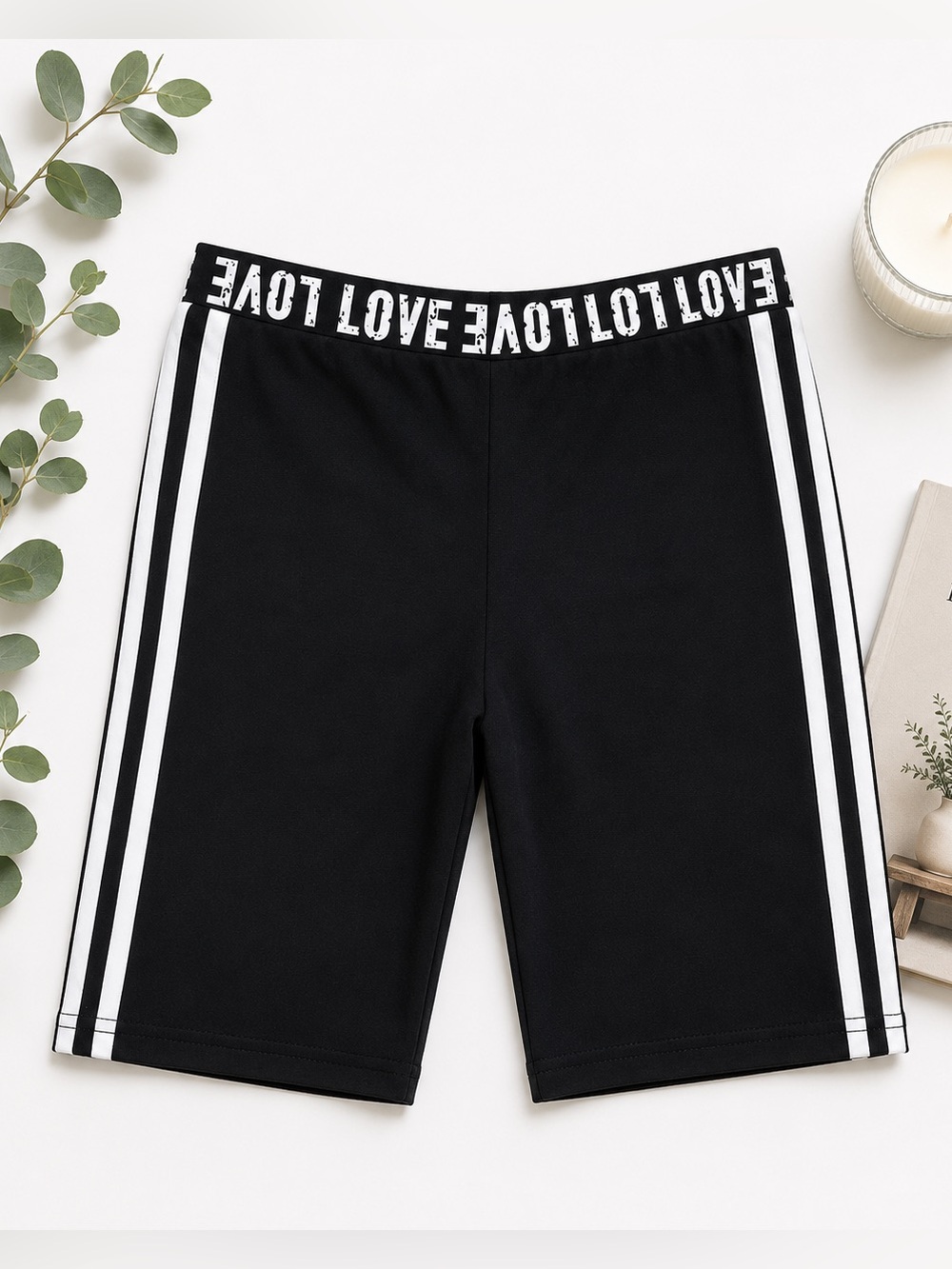 NWT MOA Black Biker Shorts | S/M & L/XL | Buttery Soft Stretch